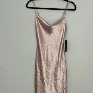 Lulu's Satin Midi Slip